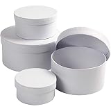 264010 cajas redondas D: 8 + 10 + 12 + 14 cm H: 4 + 5 + 6 +
