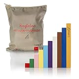 Colifree - Regletas matematicas de Madera en Bolsa, Colores Montessori, Educativo