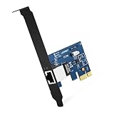 UGREEN Tarjeta de Red Gigabit Ethernet PCI Express 10/100/1000 Mbps con Puerto Gigabit Ethernet RJ45 y Perfil Doble, Adaptador de Red Gigabit PCIe Compatible con Windows 10/8/ 7/ Vista/XP