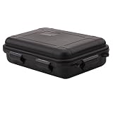 Caja de Almacenamiento de Plástico al Aire Libre Caja Impermeable a Prueba de Golpes Caja de Almacenamiento de Herramientas ( Color : Negro , tamaño : L )