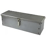 Caja de herramientas de chapa curvas y soldada 300 x 90 x 175 mm para tractores de ama