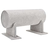 SLDHFE Soporte para diadema de terciopelo con barra en T, soporte para exhibición de joyas, organizador de diadema desmontable para almacenamiento de cadenas de collares, 12 '' x 6.5 '' (gris)