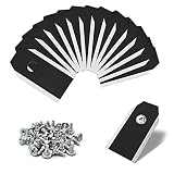 Hossom 45 Piezas Titanio Hoja de Repuesto, Cuchilla de Cortacesped Recubierta Negro, Cuchillas Robot Cortacesped con 45 Tornillos, para Robot Cortacésped Husqvarna Automower Gardena