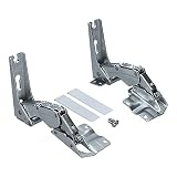 LUTH Premium Profi Parts Juego de bisagras de puerta (x2) para frigorífico compatible con Bosch Siemens Neff AEG 00481147, 0481147, 481147