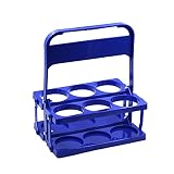 ZSDFW Portabidones plegables para botellas de cerveza, soporte para botellas, caja de bebidas, plegable, duradero, para bar, licor, vino, cerveza, organizador de tazas, color rojo