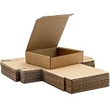 Pack 25 cajas | cartón pequeñas, para envíos ecommerce automontables kraft, paqueteria, almacenaje , packaging, regalos, envio postal, Ideal ecomerce. (15 x 14.5 x 4cm, Pack 25 cajas)