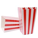 50 Piezas Cartones Palomitas, Bolsa Palomitas Cajas Palomitas Cajas Chuches para Cumpleaños Decoración Fiestas Noche de Cine Navidad