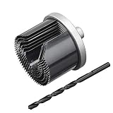 7 brocas de campana de acero al carbono para madera
