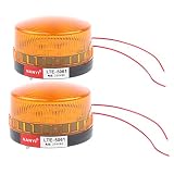 2 Piezas Luz Advertencia Taller Faro Emergencia LED Estroboscópica Intermitente 220 V