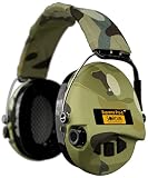 Sordin Supreme Pro X LED Cascos - Auriculares Ultrafinos Electrónicos | Orejeras de Protección Auditiva | Diseño Extraplano para Cazadores - Tiradores y Aficionados a la Caza - SOR75302-X-08