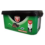 Raticida en pasta, control completo. Veneno para ratas y topillos. Indicado para interiores y exteriores