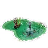 Estanque Preformado Verde Modelo Caldonazzo 110 cm x 78 cm x 28 cm, Capacidad 120 Lt - Jardin Pecera Koi Plantas Palustres Bricolaje Duradero Agua