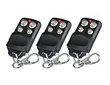 3 X Liftmaster 94335E Compatible Télécommandes, 3 canaux 433,92Mhz rolling code remplacement. 3 Emetteurs de haute qualité pour LE MEILLEUR PRIX!!!!