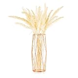 Florero De Vidrio Con Estante De Metal Geométrico, Maceta De Terrarios Cristalinos, Floreros De Vidrio De Brote Para Flores, Planta Hidropónica, Centro De Mesa Para Bodas En El Hogar, Oro Rosa, 27 Cm