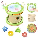 Tumama Juguetes Musicales para Bebes,Bebes Instrumentos Musicales Tambores Electronica para niños,niños Juguetes sensoriales Cajas de música Juguetes para Bebés