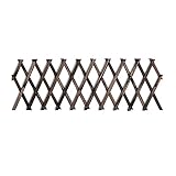 flouris Cerca Jardín Enrejada - Panel De Vallas De Celosía De Madera Esgrima En Trellis Expandible, Esgrima De Pared De Jardín Soporte para Plantas De Escalada, Interior Exterior, 150x37cm