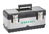 Denali Caja de herramientas resistente con cierres de metal, 38 cm