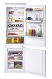 Candy CKBBF 172/1, Frigorífico Combi Integrable, 54CM, 246L, No Frost, Ventilador Airfan, Cajón Verdulero y Frescos, Botellero, Control Interno, LED, Altura Ajustable, 41DB, Clase F, Blanco