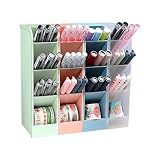 LYTIVAEGN 4 PCS Organizador de Escritorio para Lápices Cajitas de Almacenamiento para Oficinas Lapiceros para Escritorio Soporte para Bolígrafos Portalápices Multifuncional para oficina