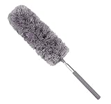 conkor Plumero telescópico, Apto para Techo, lámparas, armarios, estanterías, salpicadero, Suelo, Plantas, Coche, Gris, Extensible 33cm - 81cm