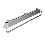 Emuca - Perchero colgador extraíble para armario o vestidor, percha extensible de largo 800 mm