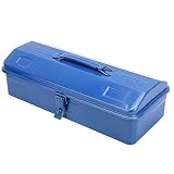 Uno-trozo Hierro Caja de herramientas, Azul；Hierro Cuadro Herramienta Caja con Hierro(Azul)