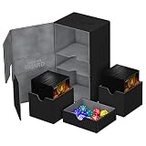 Ultimate Guard Twin Flip´n´Tray Deck Case 200+ Caja de Cartas Tamaño Estándar XenoSkin Negro