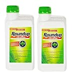 Todo Cultivo herbicida Roundup ultraplus glifosato 36% 1litro. Pack 2 uds de 500 ml. (60 litros de Agua). Herbicida liquido Concentrado sin Efecto Residual.