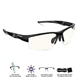 SPIRIT OF GAMER - Gafas Gaming PRO RETINA - Alta Protección para Pantallas - PC/Consolas/TV - Anti-Fatiga - Filtro de Luz Azul - Tratamiento Antirreflejo - Bloque UV - Estuche Incluido