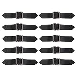 ABOOFAN 10 Piezas de Uniformes de Cuero Hebillas de Aleación de Zinc Plisado Falda Decorativa Pin para Mujeres Niñas DIY Vestido Falda de Celosía Decoración ()