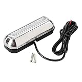 Luz de popa de barco impermeable, 39LEDs 5.2W IP68 Luz de popa de popa de pontón subacuático impermeable Lámpara de pesca de barco DC10-30V(Luz azul)