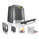 Somfy 2401545 - Slidymoove 300, Motor Para Cancela Corredera, Para Puertas De Hasta 5M Y 300Kg, Incluye Mandos Y Batería De Seguridad