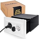 Elder Welder caja fuerte con enchufe falso, práctica caja fuerte empotrable, caja fuerte pequeña, mini caja fuerte con llave, caja caudales camuflada