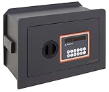 Arregui Plus C Electrónica 181110 Caja fuerte de empotrar, 10+3 mm de espesor, apertura electrónica, con fondo regulable, 21x32x15 a 22 cm, 4 a 8 L