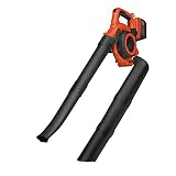 BLACK+DECKER GWC3600L20-QW - Aspirador y soplador de hojas inalámbrico con picadora y bolsa de recogida de 17.5 l Con función Power Select Con batería de iones de litio de 36 V y 2Ah