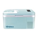 BINGI G2 Nevera Portátil De Compressor,24L,Eléctrica Refrigerador,Mini Frigorífico y Congelador,12/24V y 230V Para Hogar,Conducción,Camping,Viajes,Barco,-18ºC a +10ºC,Con Calefacción De +55ºC