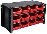 Tayg - Estante con clasificador apilable plástico 12 cajones