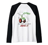 Comic - Remolque de un solo eje para tractor y motocultor Camiseta Manga Raglan
