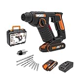 WORX WX394.6 H3 Martillo, taladro y atornillador 20V 2Ah 2Bat