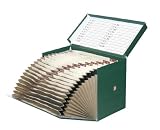 Elba 100580266 - Caja de transferencia de cartón forrado con tela, 20 cm, color verde