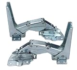 DL-pro Juego de bisagras de puerta superior e inferior para AEG Electrolux 2211202045 + 2211201047 para frigorífico Santo