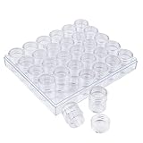 Kalolary diamante bordado Caja de almacenamiento-30 cuadrículas transparente de plástico caja 5D DIY Diamante Punto de Cruz Herramientas Accesorios para los granos, pedrería, Suministros decoración