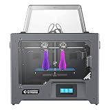 Impresora 3D FlashForge Creatro Pro2, Estructura de Metal, Cubiertas de acrílico, Plataforma de construcción optimizada, Extrusor Doble Independiente con 2 carretes, Funciona con ABS y PLA