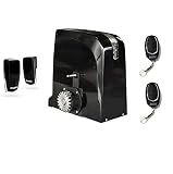 KIT Motor corredera uso intensivo Motorline Bravo524 (24v), para automatizar puertas y cancelas correderas de uso residencial, parking, garaje, cochera, alta calidad con 2 mandos alta seguridad