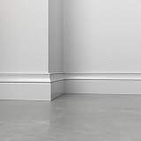 Rodapié Ducale lacado blanco clásico, blanco mm 100 x 12