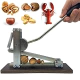 UYUNIX Cascador de Frutos Secos - Fabricado en Acero Máquina Partir Almendras Partidor Pelador de Nueces Avellanas Aceitunas Marisco Rápido Sin Esfuerzo
