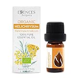 Essences Bulgaria Aceite Esencial de Curry/Siempreviva Del Monte Orgánico 5ml, 100% Puro, Sin Diluir, Grado Terapéutico, De Granja Familiar, Aceite de Helichrysum Certificado Orgánico, Immortella