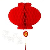 Juego de 10 faroles chinos de color rojo para decoración de bodas, Año Nuevo y para la Fiesta de la Primavera china