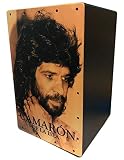 Cajon Flamenco Camaron con funda de transporte.