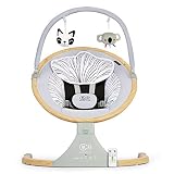 Kinderkraft baby rocker LUMI wooden - Sillas mecedoras, Unisex Infantil, Multicolor(wooden)